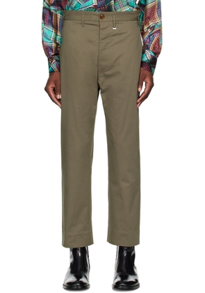Vivienne Westwood Khaki M Cropped Cruise Trousers