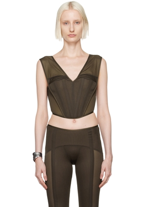 KNWLS Brown Grace Bustier