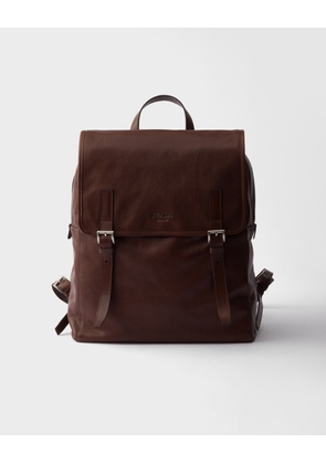 Leather backpack