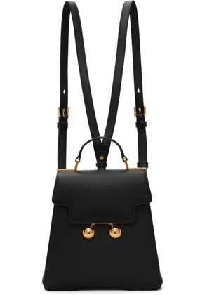 Marni Black Leather Trunkaroo Backpack