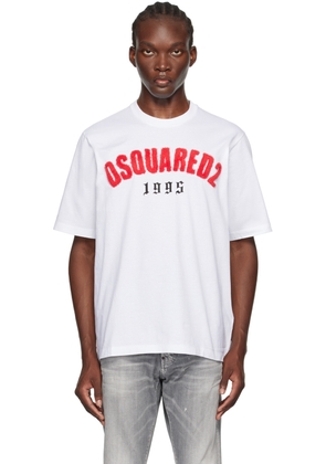Dsquared2 White Loose Fit T-Shirt