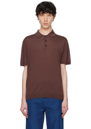 Marni Brown Fine Wool Polo