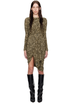Isabel Marant Brown Zorah Midi Dress
