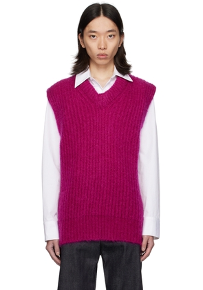 Jil Sander Pink V-Neck Vest