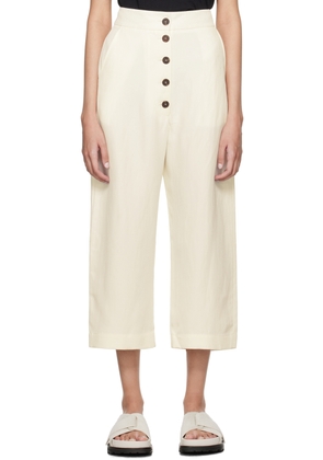 Studio Nicholson White Cori Trousers
