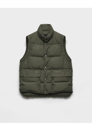 Cotton down vest