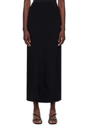 LESET Black Rio Midi Skirt