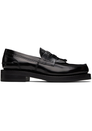 OUR LEGACY Black Fringed Loafers