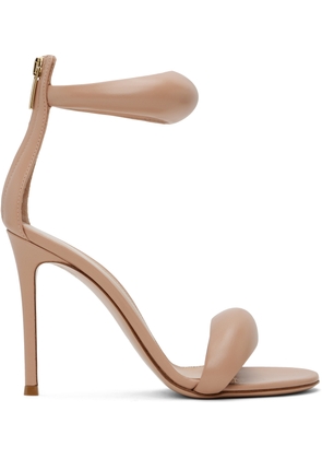 Gianvito Rossi Beige Bijoux Heeled Sandals