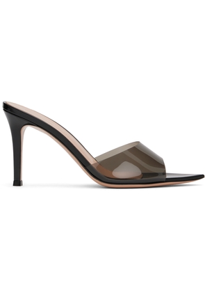 Gianvito Rossi Black Elle 85 Heeled Sandals