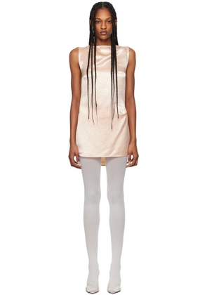 Jean Paul Gaultier Pink 'The Satin' Minidress