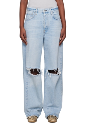 Citizens of Humanity Blue Ayla Baggy Jeans