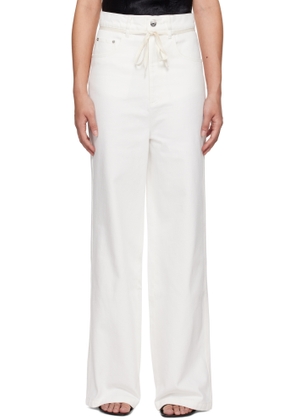 Nanushka Off-White Sato Jeans