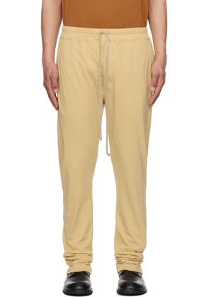 Rick Owens DRKSHDW Beige Hollywood Berlin Drawstring Sweatpants