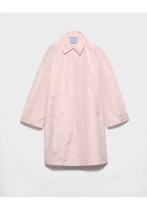 Technical taffeta coat
