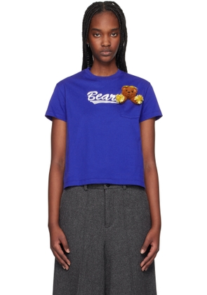 doublet Blue Cheerleading Bear T-shirt