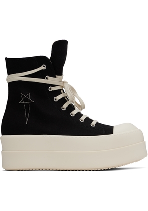 Rick Owens DRKSHDW Black Hollywood Double Bumper Sneaks Sneakers