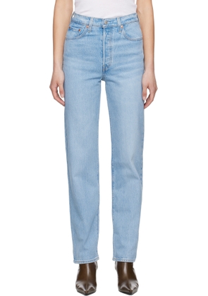 Levi's Blue Ribcage Full Length Jeans