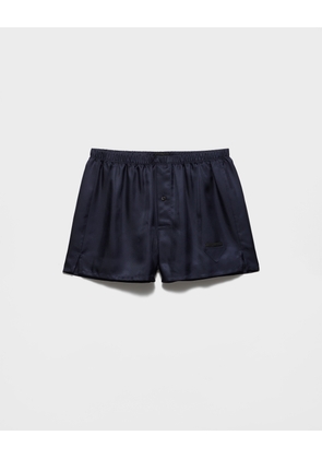 Silk boxer shorts