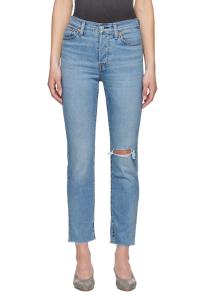 Levi's Blue Wedgie Straight Jeans