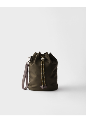 Prada Speedrock Re-Nylon and leather pouch