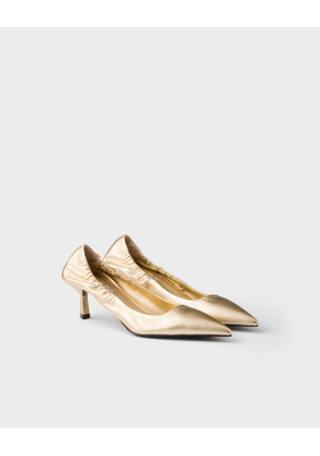 Mordoré nappa leather pumps