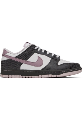 Nike Gray & Purple Dunk Low SE Sneakers