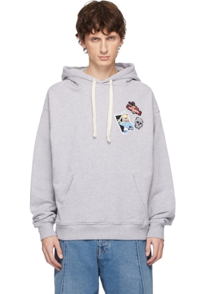 Charles Jeffrey LOVERBOY Gray Clash of Clans Edition Barbarian Patch Hoodie