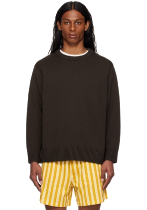 Bode Brown Juniper Sweater