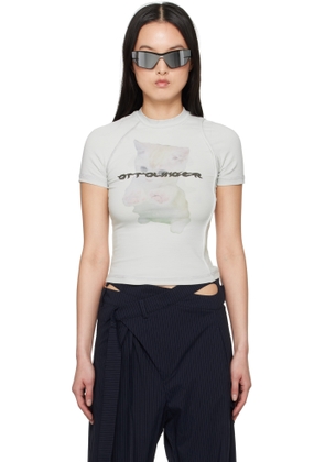 Ottolinger Gray Deconstructed T-shirt