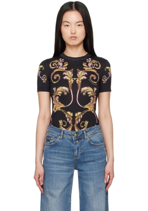 Versace Jeans Couture Black Outline Barocco T-shirt