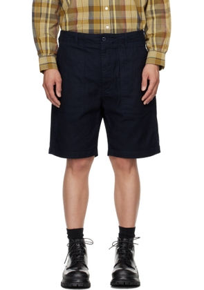 Engineered Garments Navy Fatigue Shorts