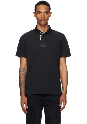 Versace Jeans Couture Black Outline Barocco Polo