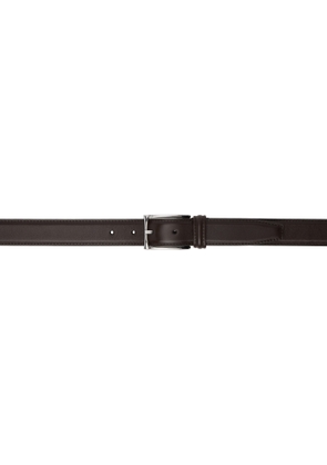 Anderson's Brown Narrow Stitch Trimmed Formal Belt