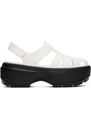 Crocs Off-White Stomp Fisherman Sandals