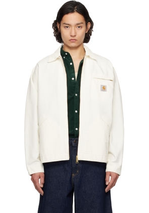 Carhartt Work In Progress White OG Detroit Jacket