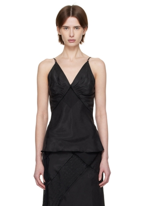 KNWLS Black Elisir Slip Tank Top