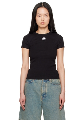 Marine Serre Black Moon Logo Jersey Baby Fit T-Shirt