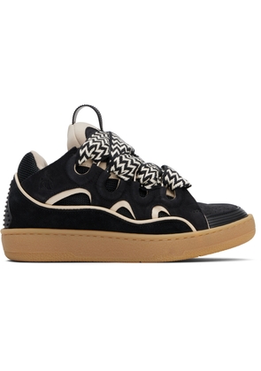 Lanvin SSENSE Exclusive Black Curb Sneakers
