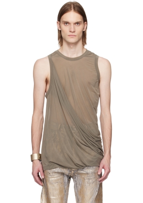 Rick Owens Gray Hollywood Anthem Tank Top