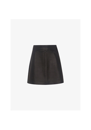 Womens Whistles A-Line Leather Skirt