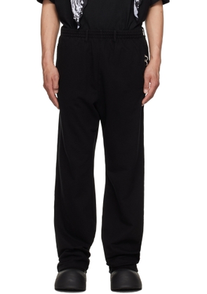 We11done Black Piercing Sweatpants