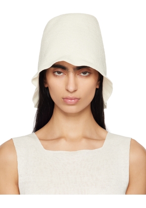 The Row White Jashi Bucket Hat