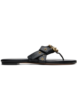 Chloé Black Mae Sandals
