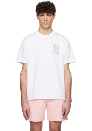 Casablanca White 'Le Passage' T-shirt