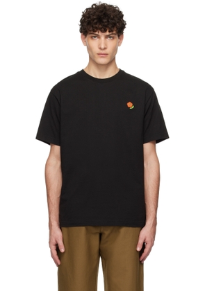 Kenzo Black Kenzo Paris Pop Embroidered T-shirt