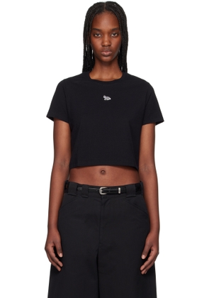 Maison Kitsuné Black Baby Fox Patch Baby T-shirt
