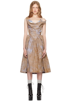 Vivienne Westwood SSENSE Exclusive Capsule Brown Sunday Midi Dress