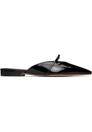 Ferragamo Black Giulye Mini Bow Slippers