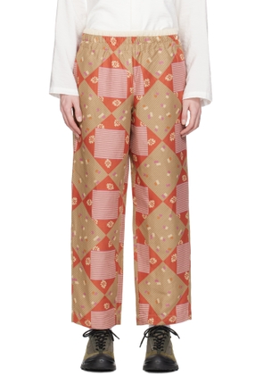 RANRA Multicolor Print Collector Trousers